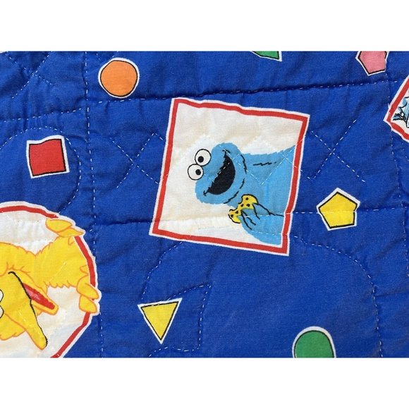 Handmade Sesame Street Blanket Embroidered Animals Baby Blanket - Picture 16 of 16